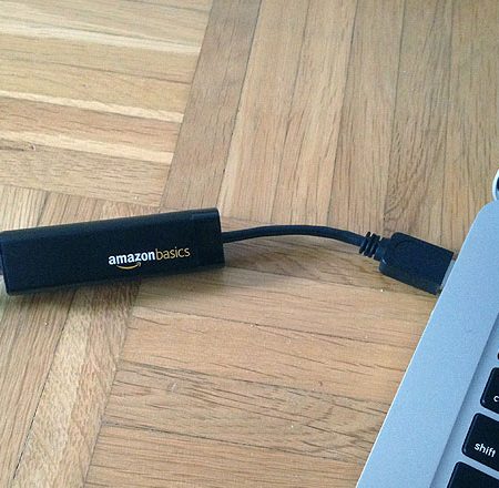 AmazonBasics USB 3.0 Gigabit Ethernet Adapter